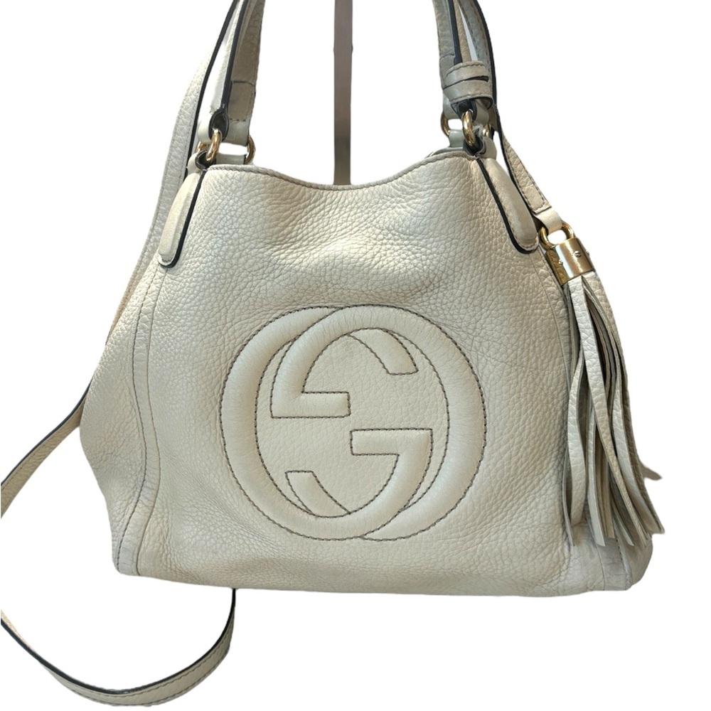 Gucci Cream soho convertible bag